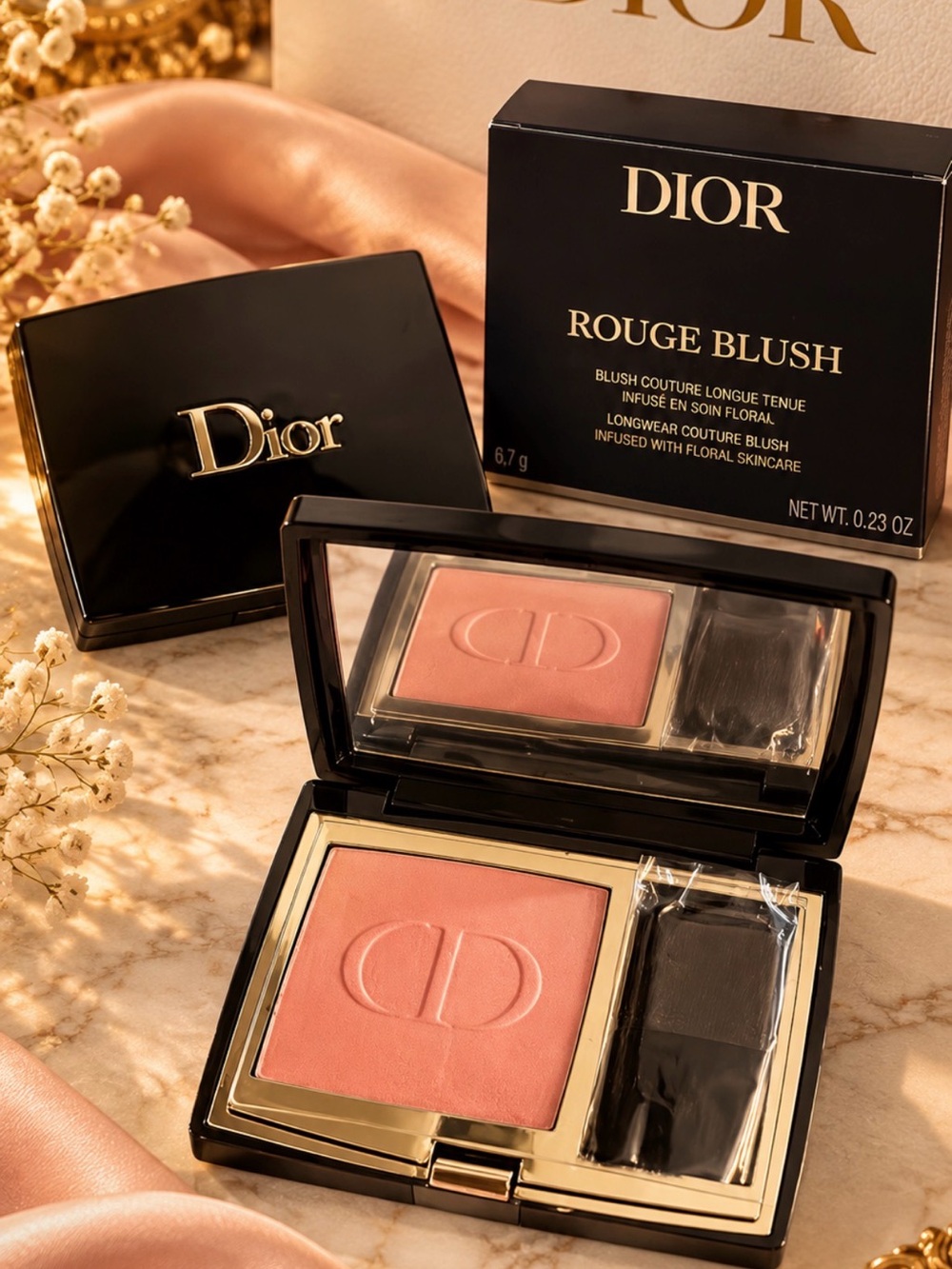 Dior Rouge Blush Creamy Pink Blush